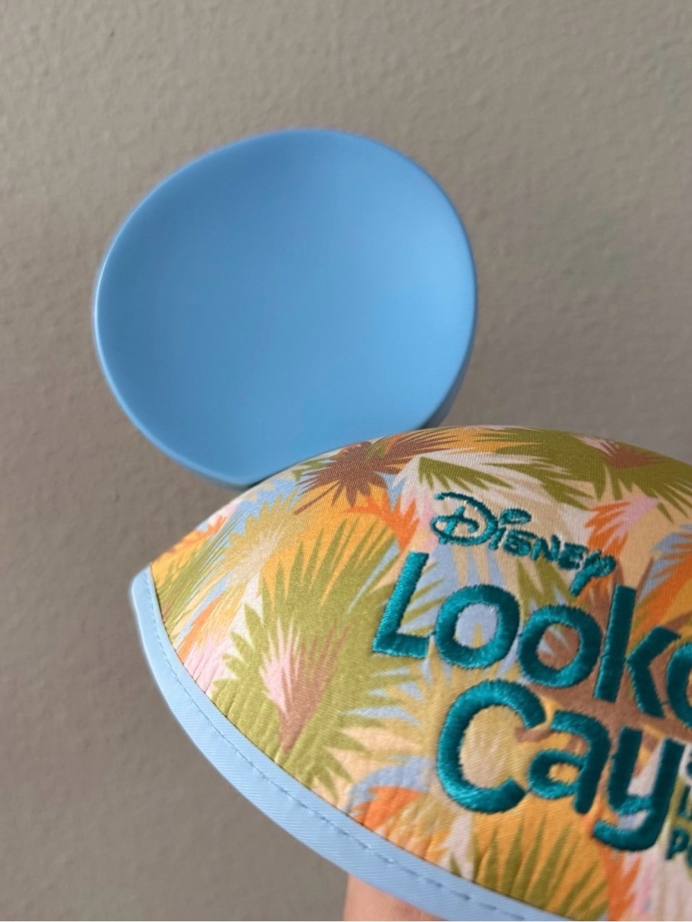 Disney 'Lookout Cay' Tropical Mickey Ears Hat - Light Blue